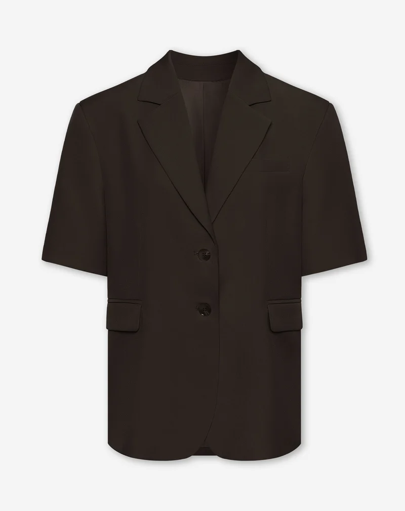STEVIE SHORT SLEEVE BLAZER BRUIN