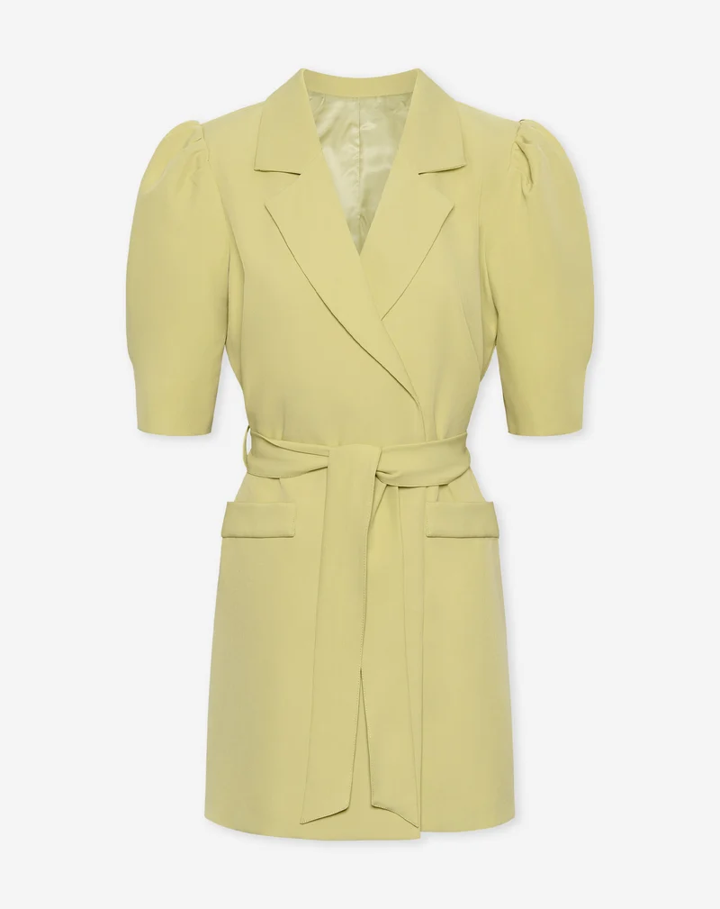SEMMIE PUFF SHOULDER BLAZER DRESS SALIEGROEN