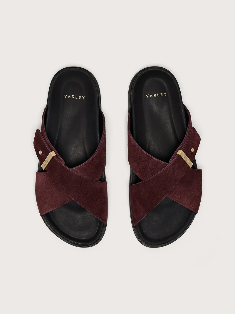 Esla Suede Slide Sandal