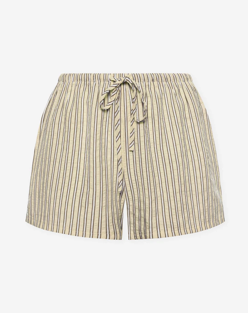 NALANI STRIPE SHORTS BEIGE