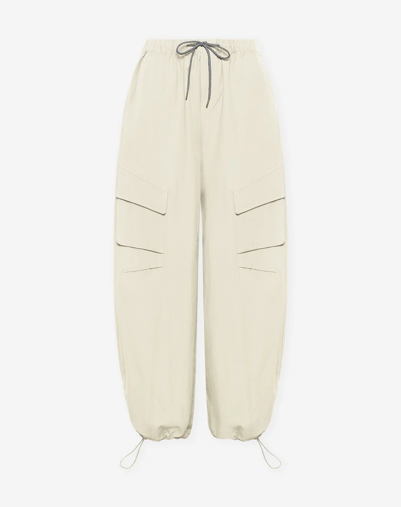 MERRIT BARREL CARGO PANTS TALL CRÈME
