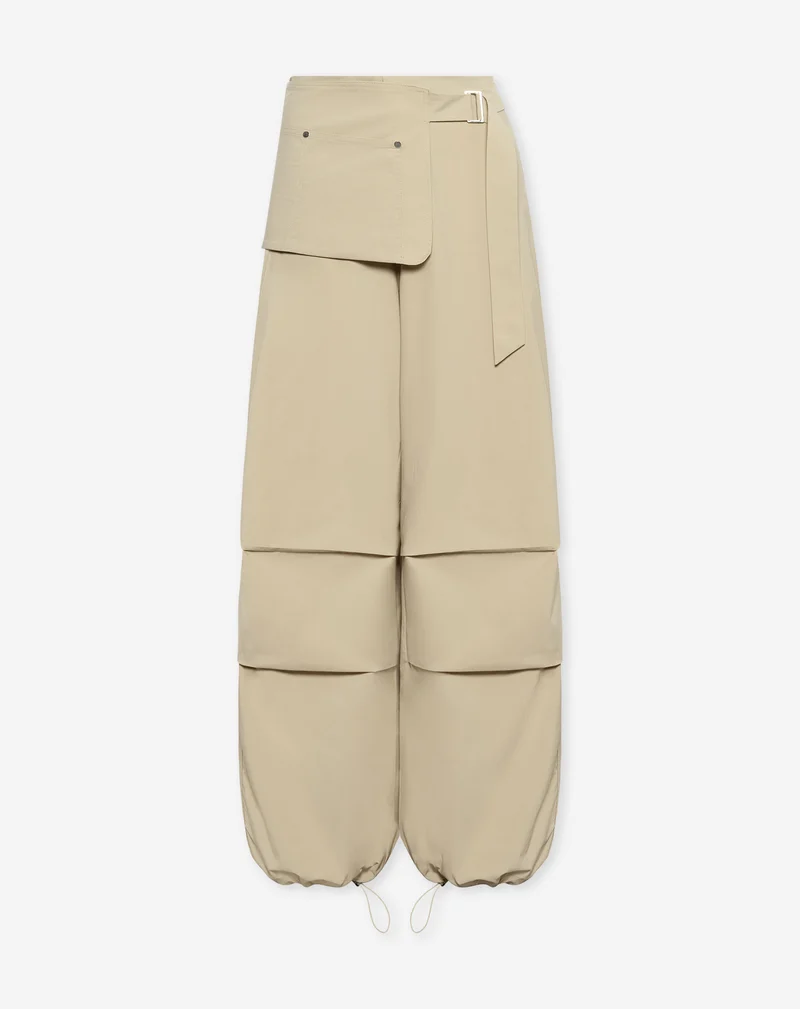 GWENN BAG BELT PANTS BEIGE