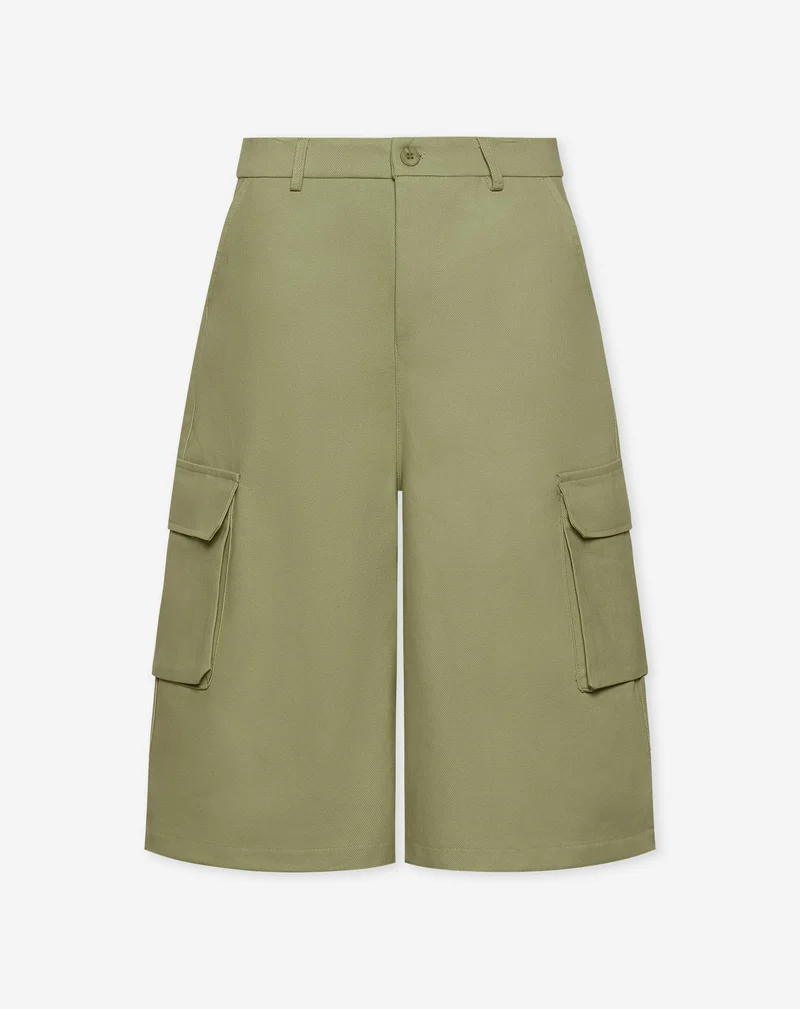 HEAVY CARGO SHORTS LEGERGROEN