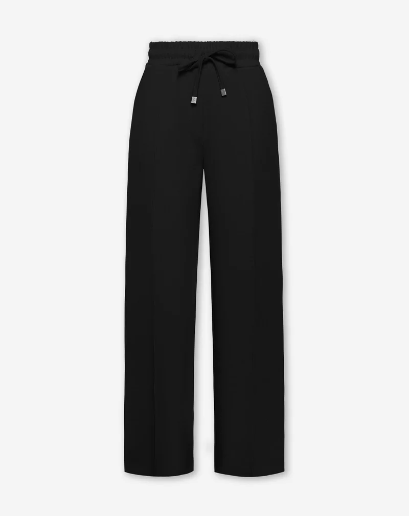 SCUBA PINTUCK PANTS PETITE ZWART