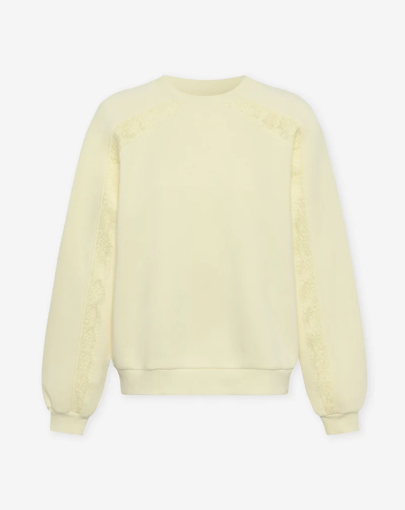 LACE TAPE SWEATER BOTERGEEL