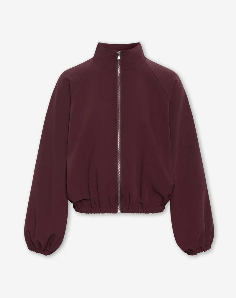 HAILEY TRACK JACKET BURGUNDY