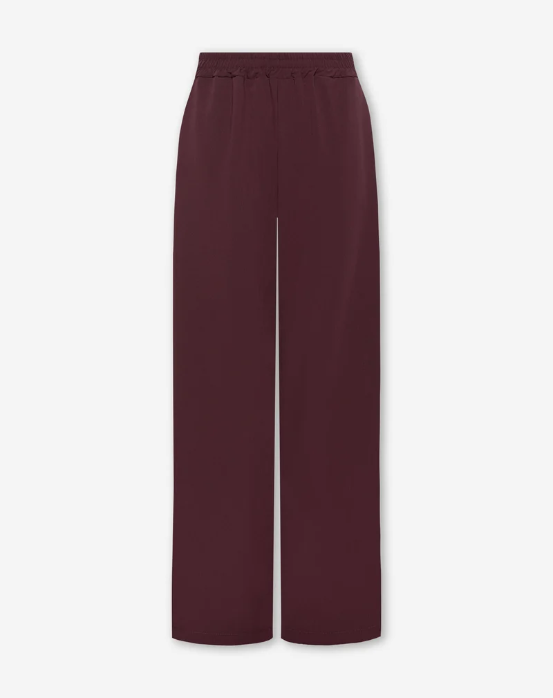 HAILEY TRACK PANTS TALL BURGUNDY