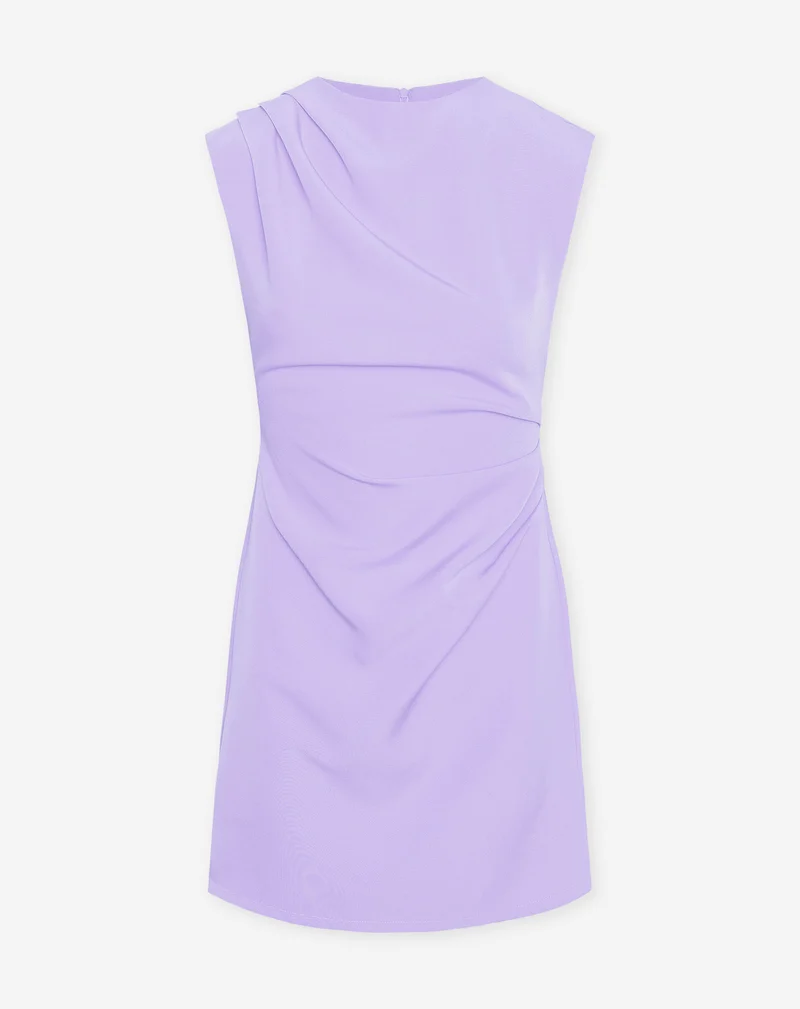SOFIA RUCHED DRESS LILA