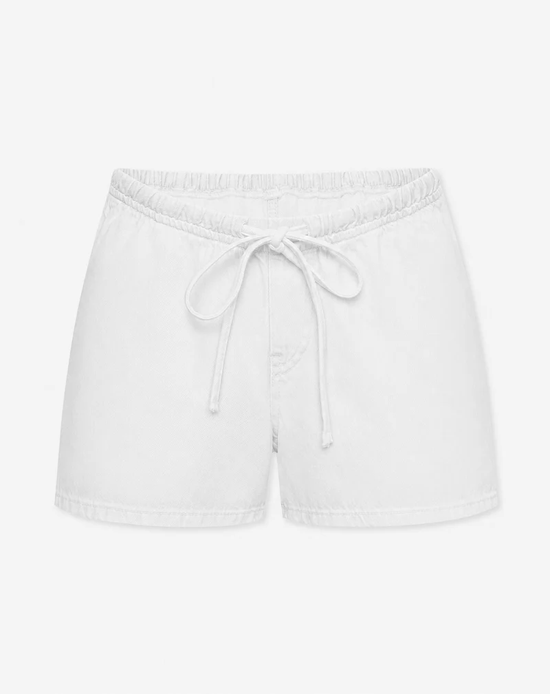 CORD DENIM SHORT MATERNITY WIT