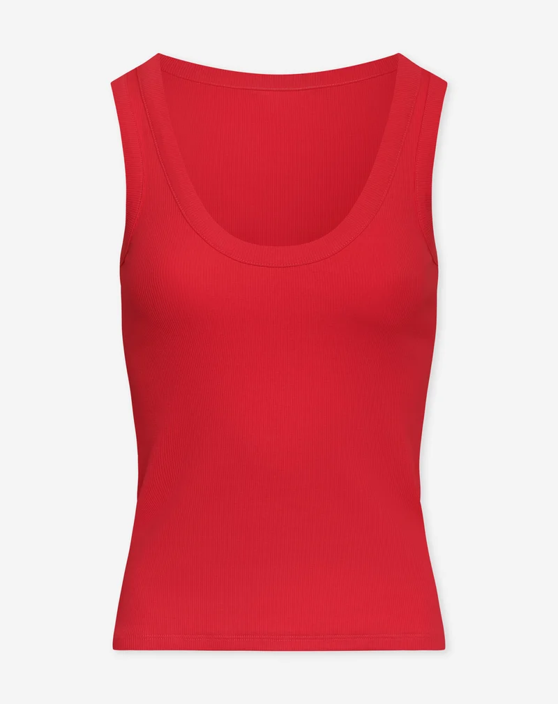 PAM RIB SINGLET ROOD
