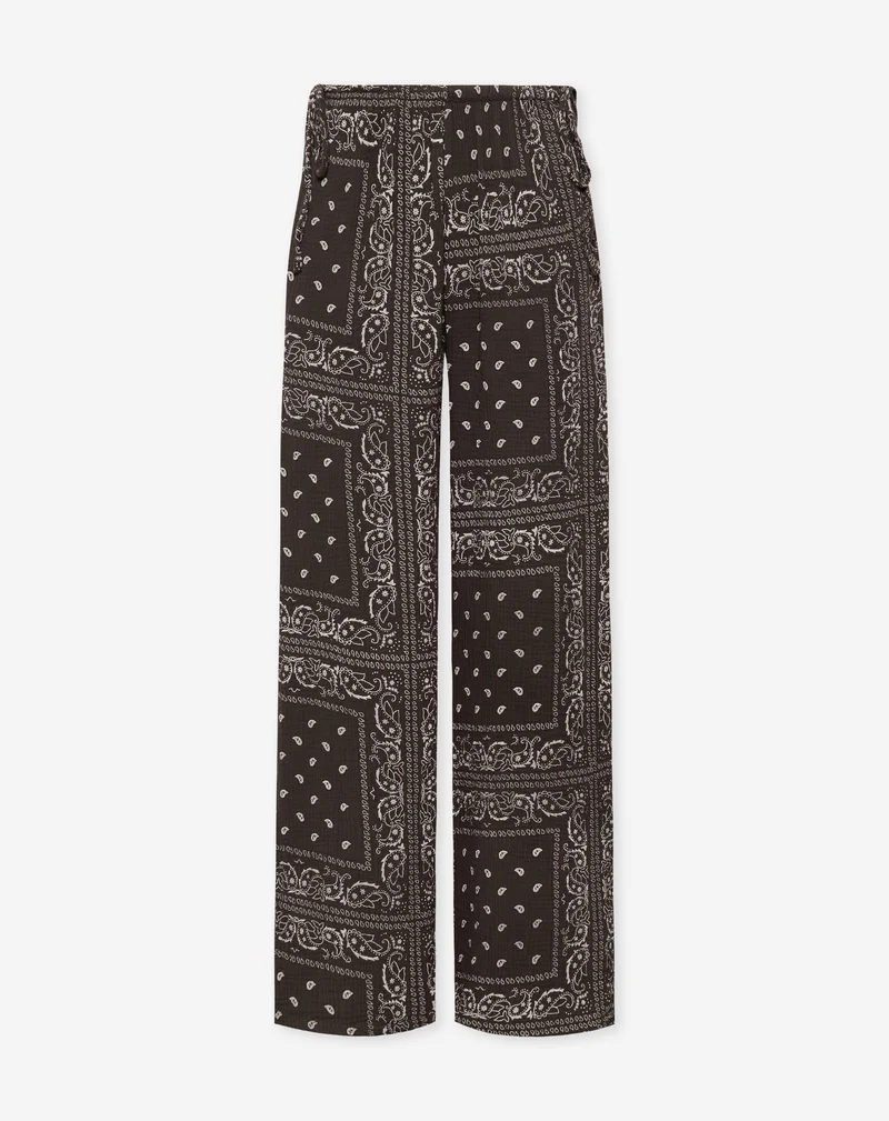 BANDANA MOUSSELINE BOW PANTS PETITE BRUIN