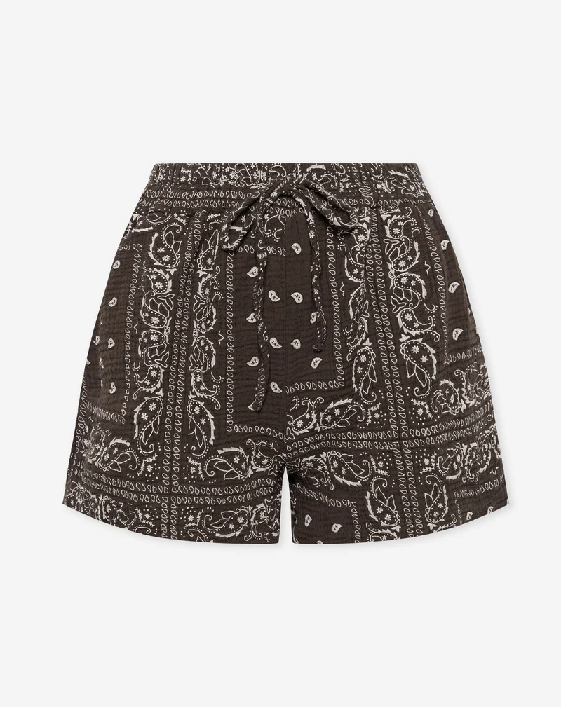 BANDANA MOUSSELINE SHORTS BRUIN