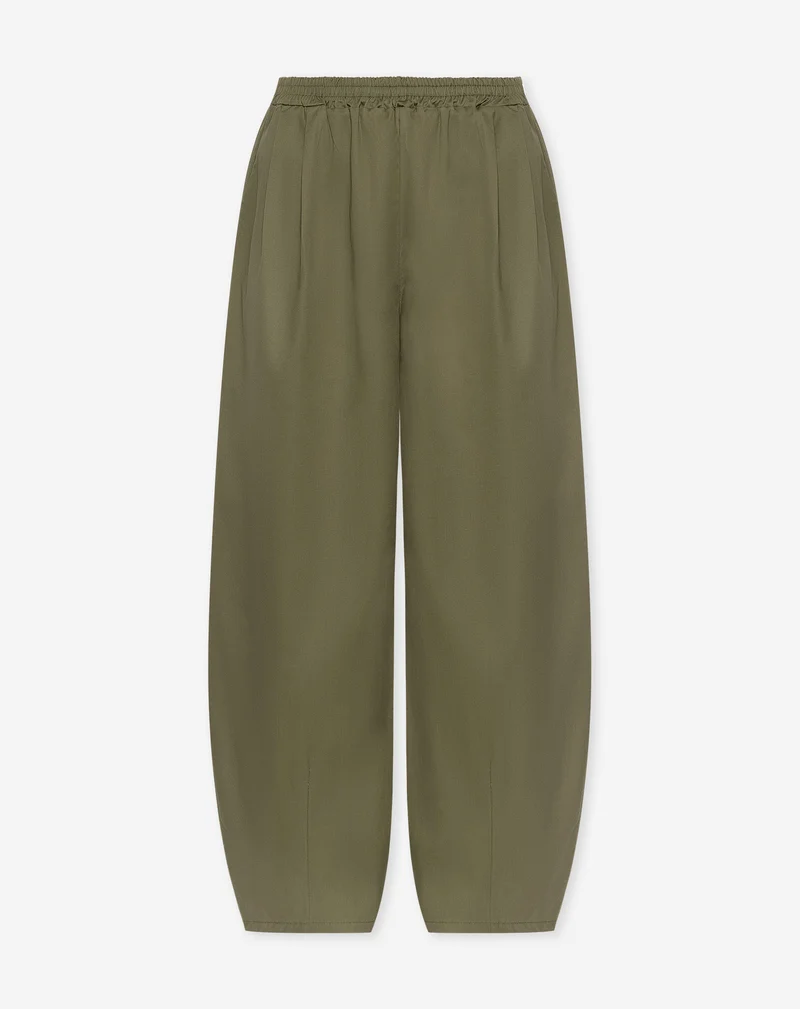 CALI BARREL PANTS LEGERGROEN