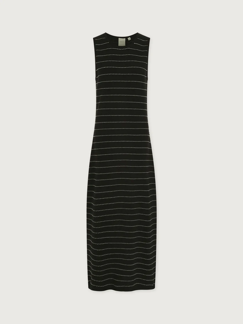 Beesley Stitch Knit Midi Dress