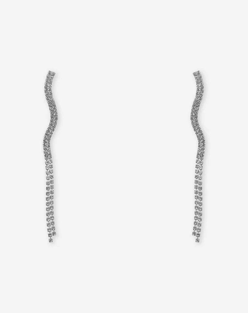 DIAMOND SWIRL EARRINGS