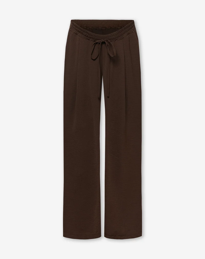 JULIE WIDE LEG PANTALON MATERNITY BRUIN
