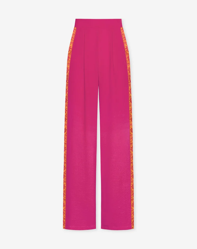 JULIE TAPE PANTALON FUCHSIA ORANJE