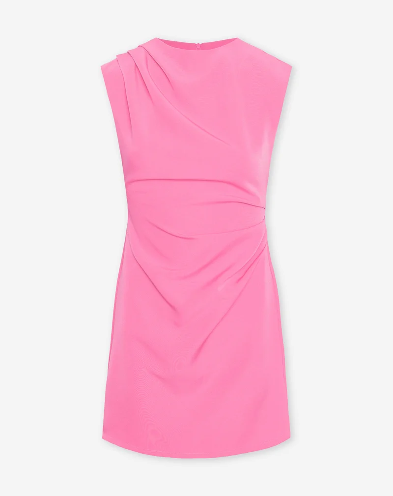 SOFIA RUCHED DRESS ROZE
