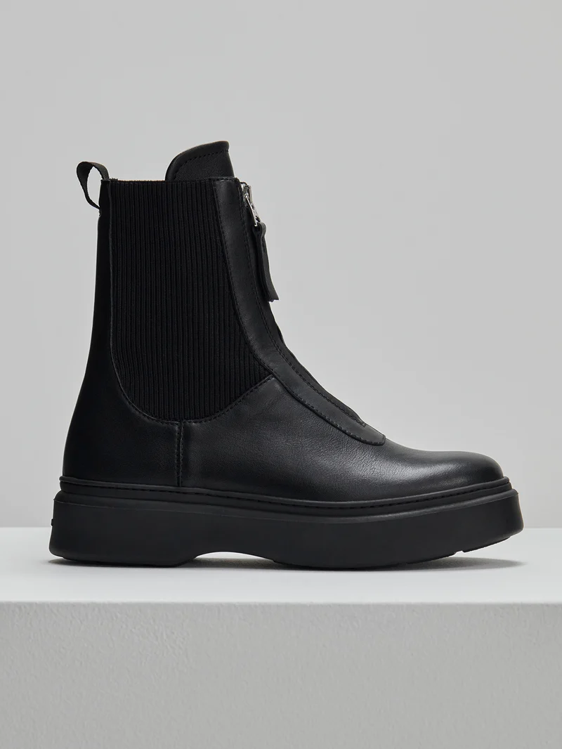 Corian Zip Front Ankle Boot