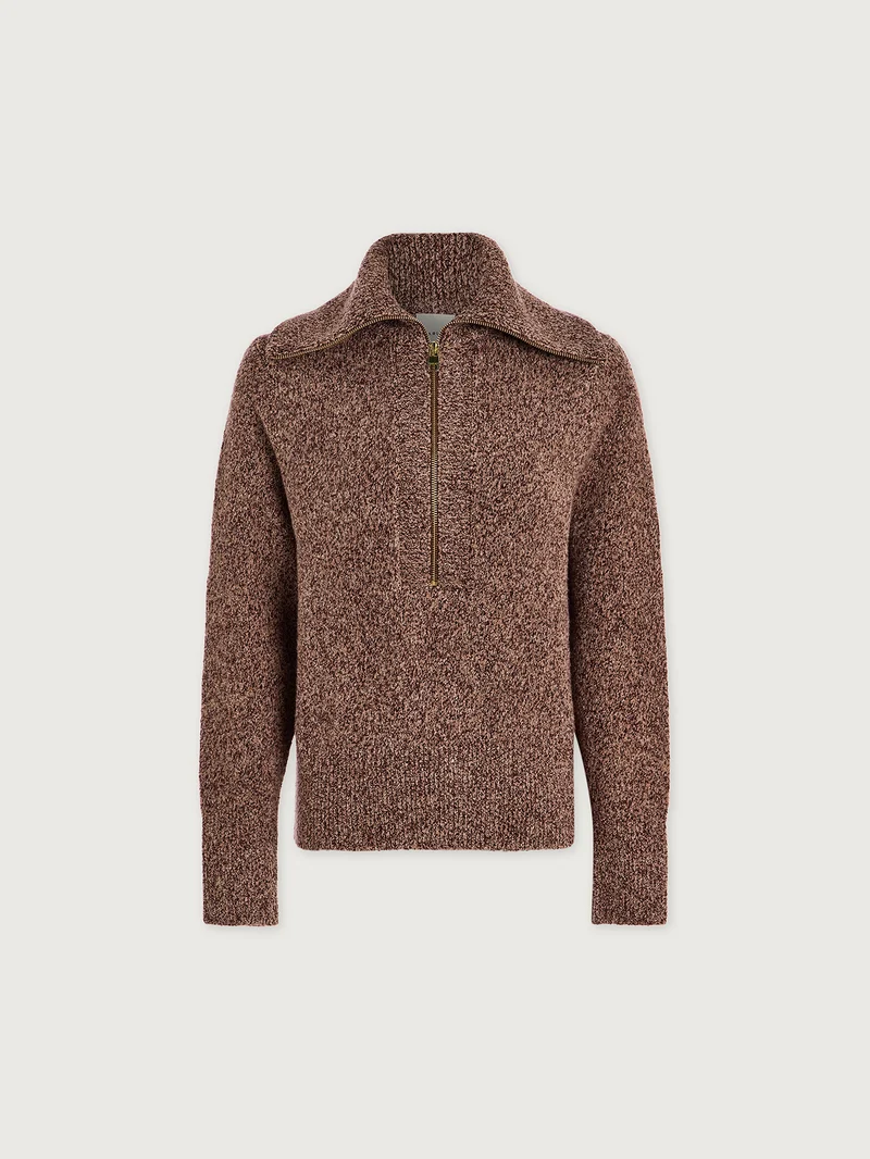 Sherida Half Zip Knit Sweater