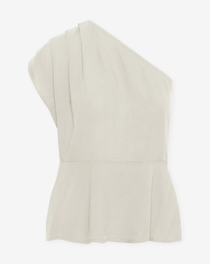 LUNA VISCOSE TOP BEIGE