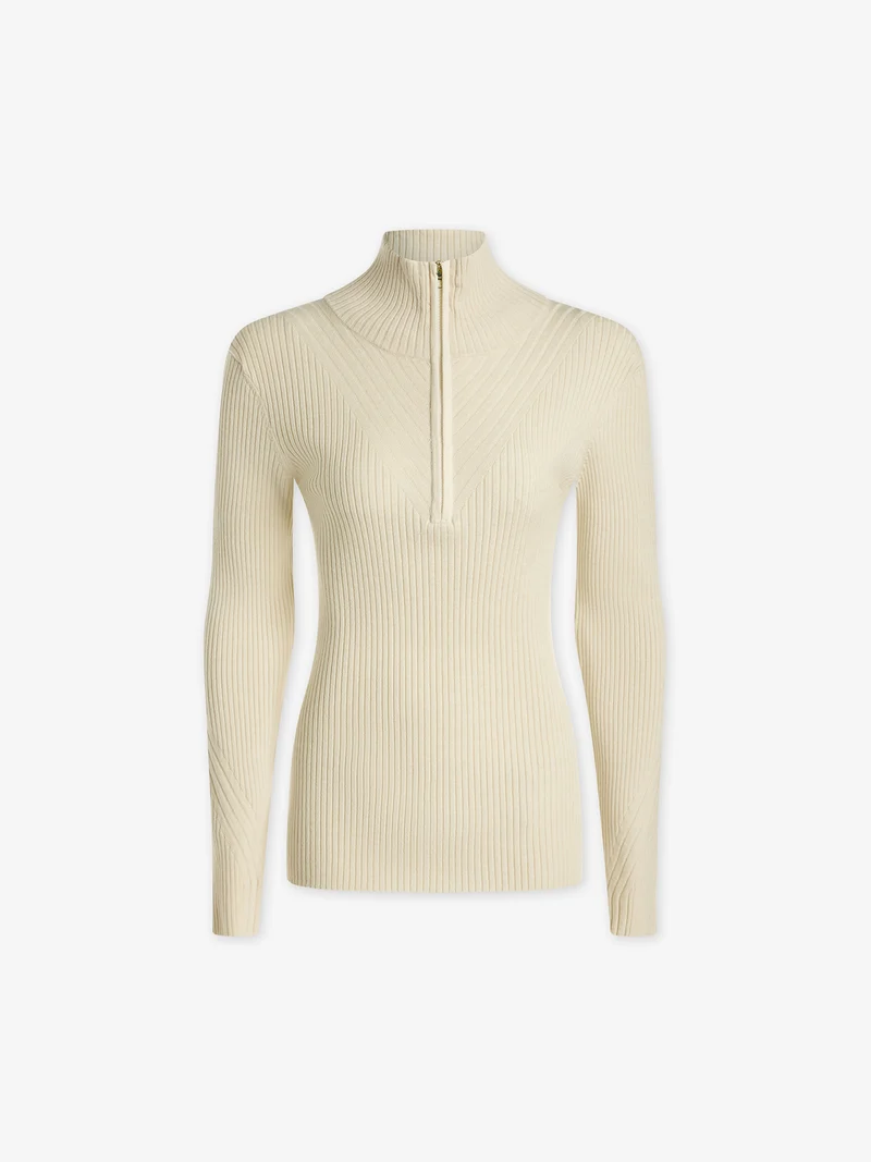 Demi Half Zip Knit