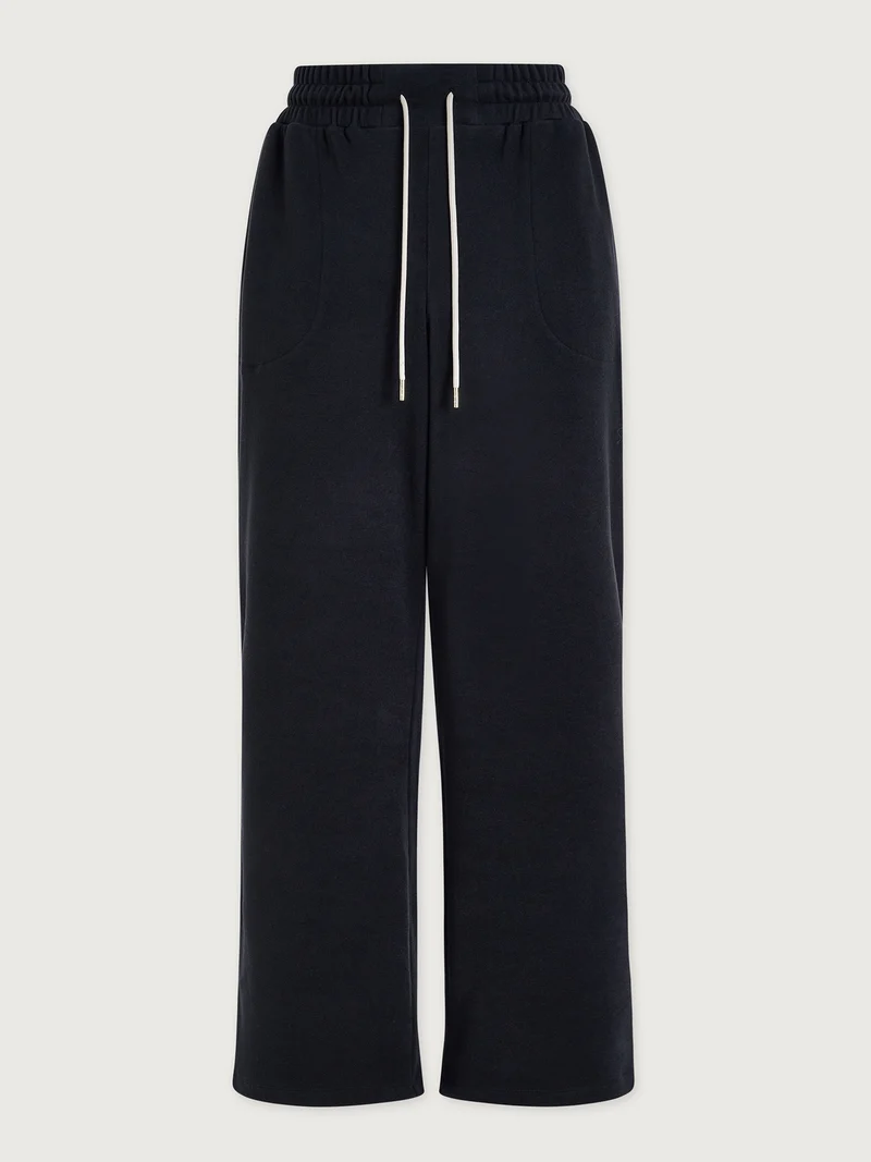 Brushed Rib Straight-Leg Pant 28