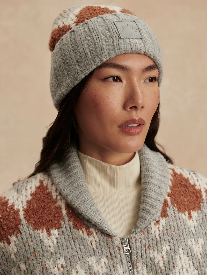 Honor Jacquard Knit Beanie