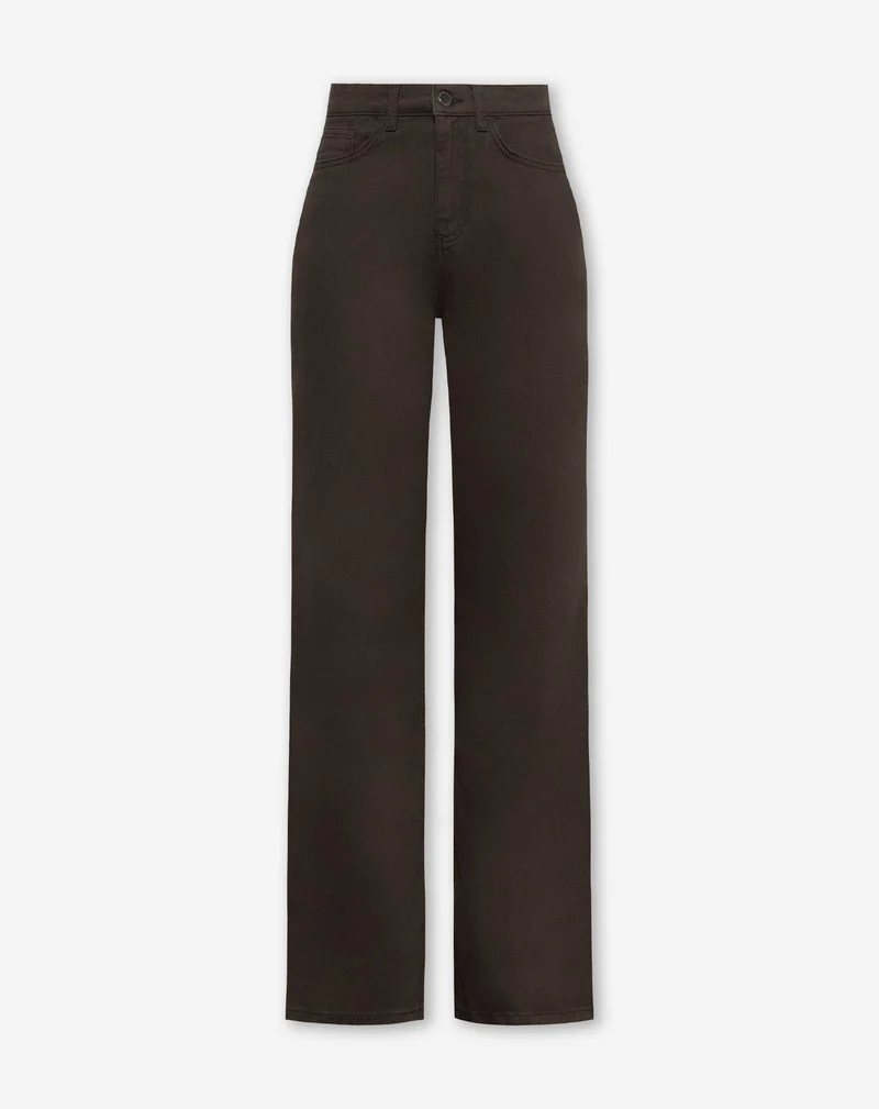 BOOTCUT JEANS DONKERBRUIN