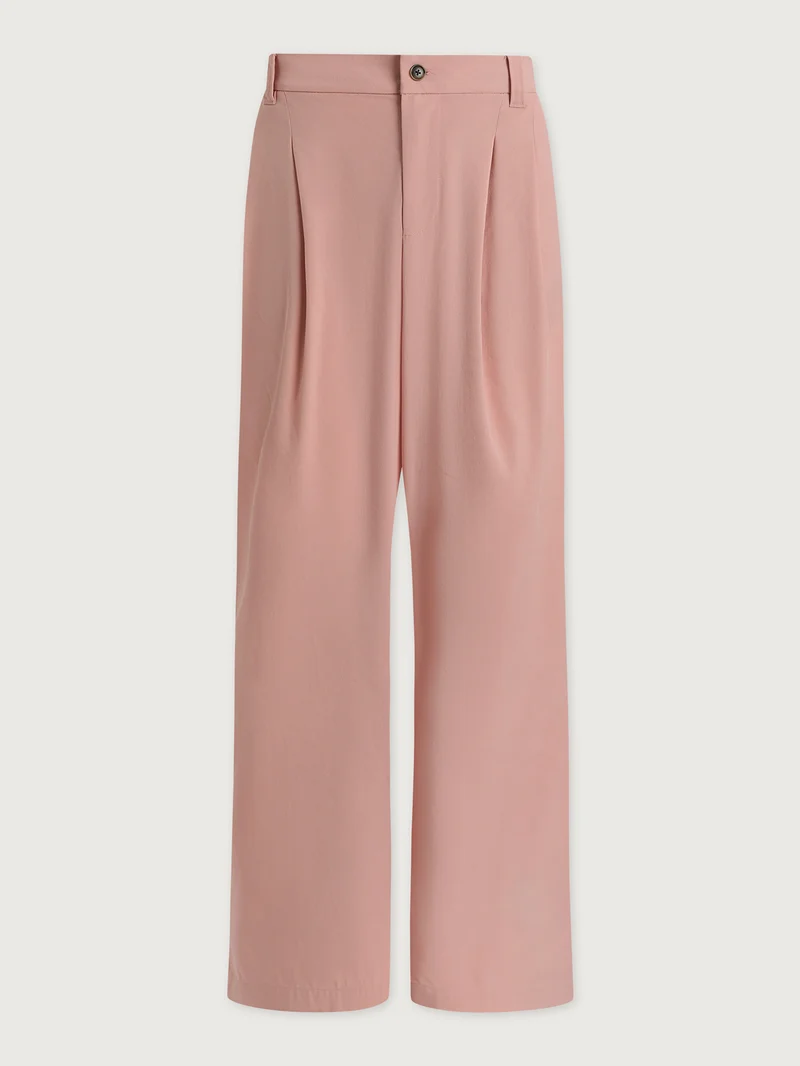 Soft Stretch Wide Leg Trouser Long