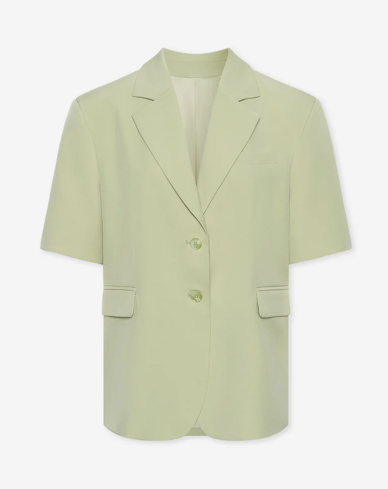 STEVIE SHORT SLEEVE BLAZER SALIEGROEN