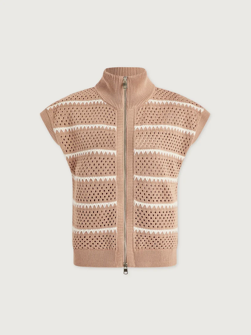 Haney Zip Through Knit