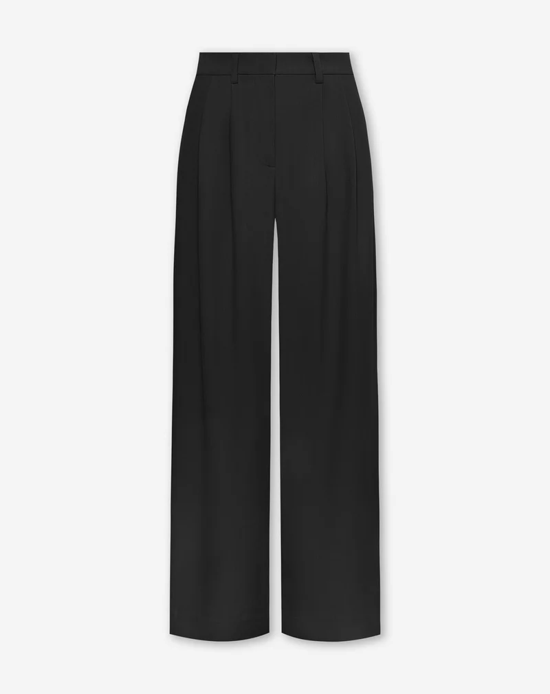 STEVIE WIDE LEG PANTALON TALL ZWART