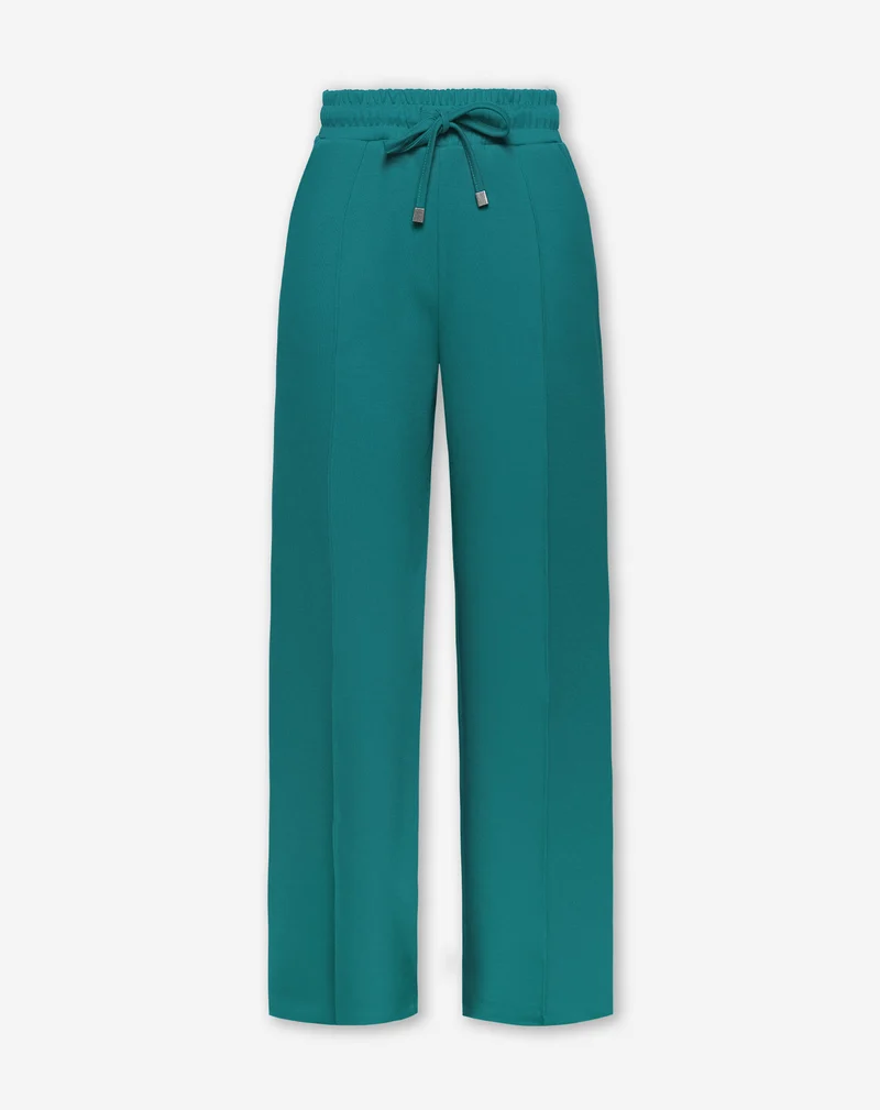 SCUBA PINTUCK PANTS TALL TEAL