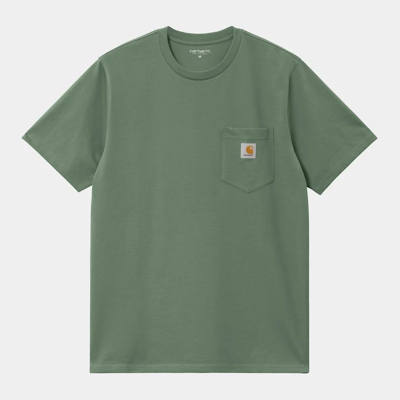 Carhartt WIP Heren T-shirt met korte mouwen en zak - Park