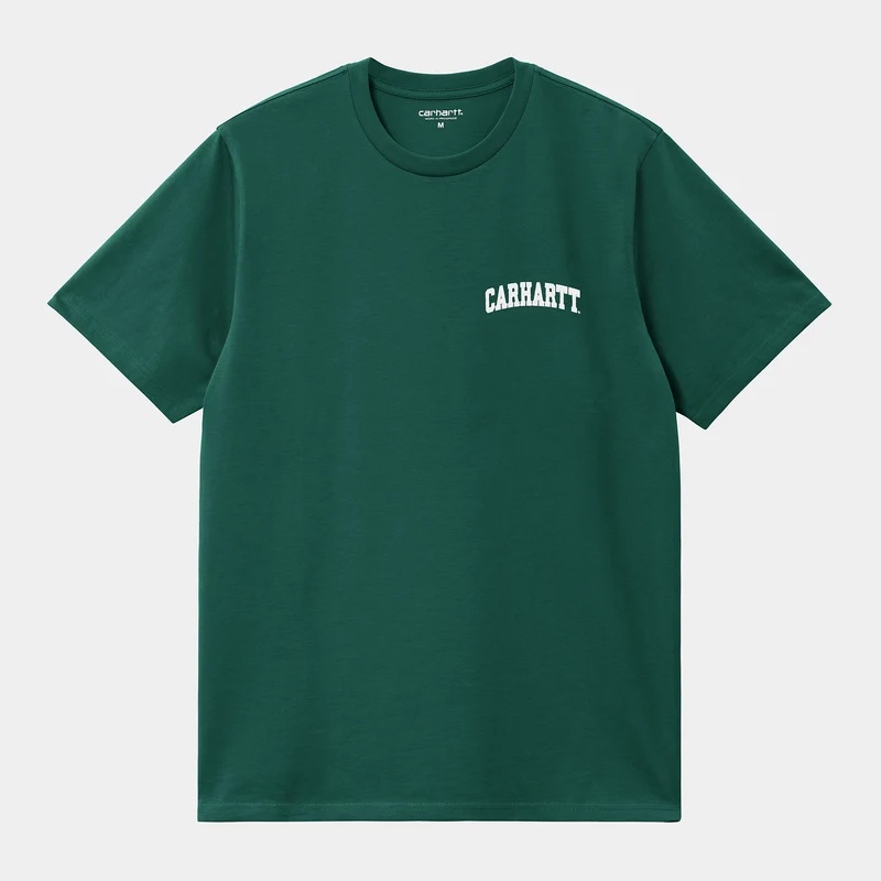 Carhartt WIP Heren University Script T-shirt - Kervel