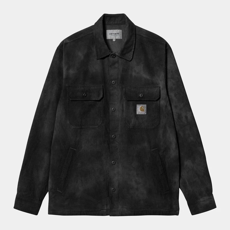 Carhartt WIP Heren Dixon Chromo overhemdjack - zwart