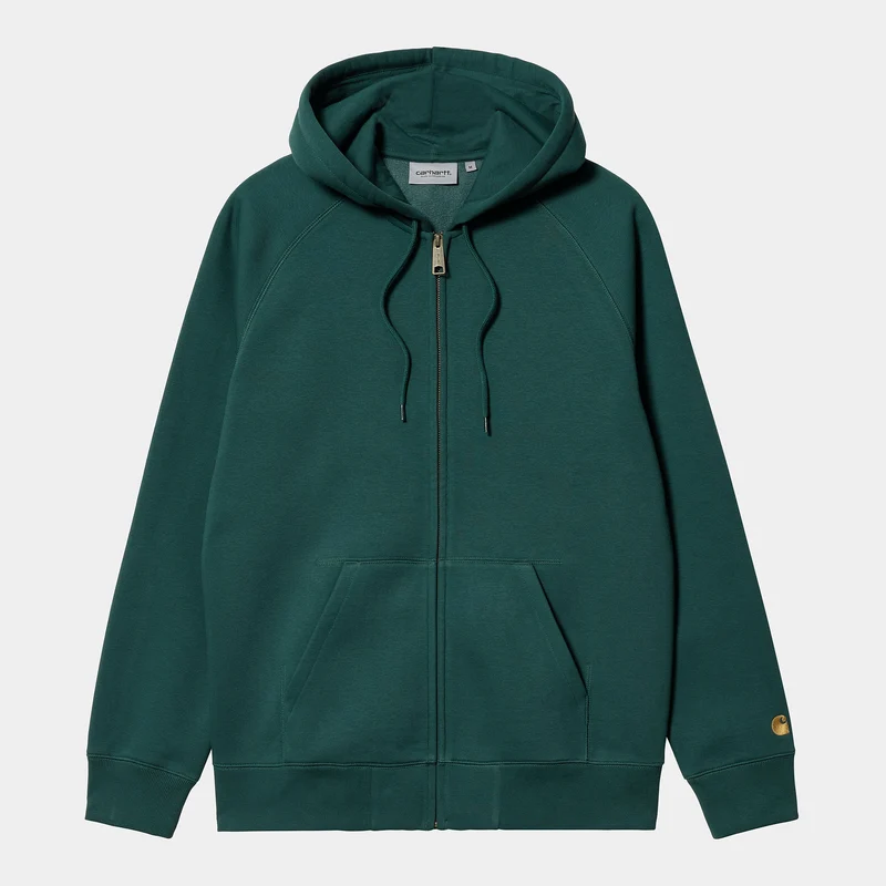 Carhartt WIP Chase-jack met capuchon voor heren - Botanisch / goud