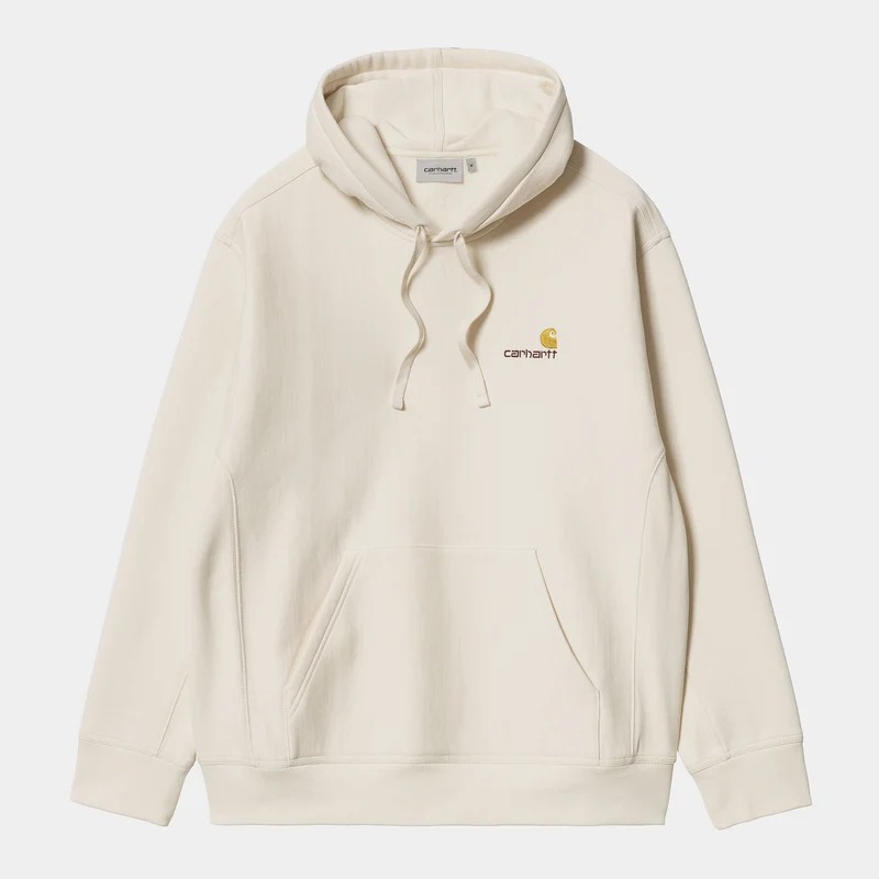 Carhartt WIP HEREN American Script Sweat Hoodie - Natuurlijk