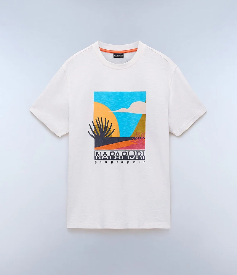 Napapijri Arbia T-shirt voor heren - Wit Whisper