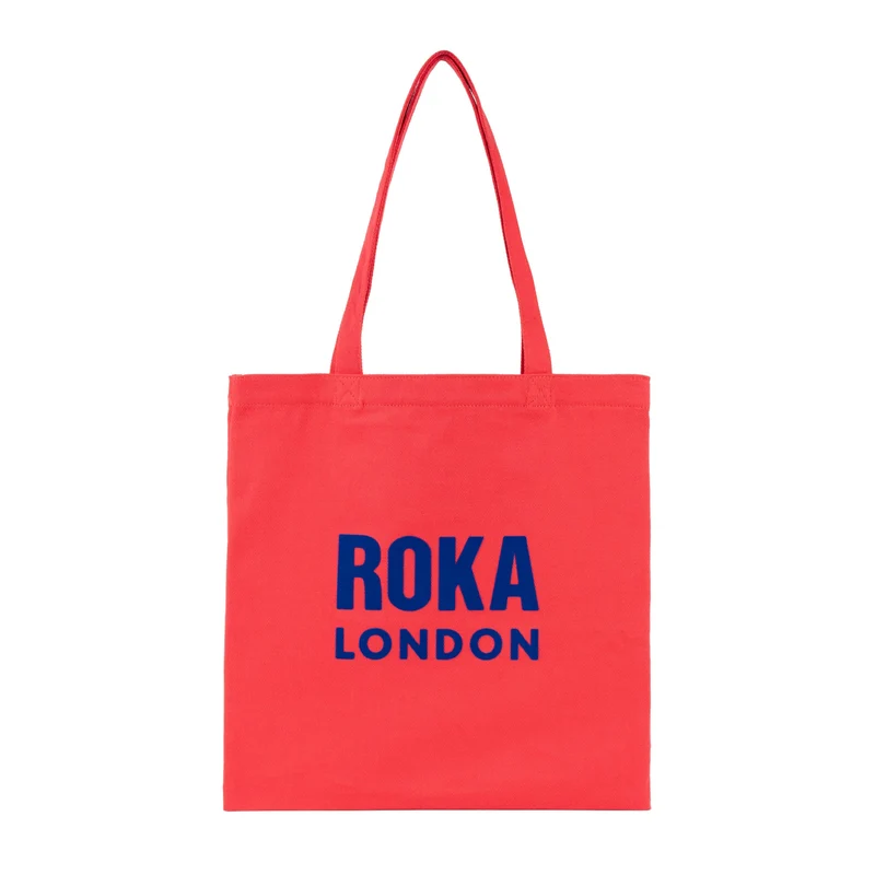 ROKA Notting Hill katoenen tas - framboos