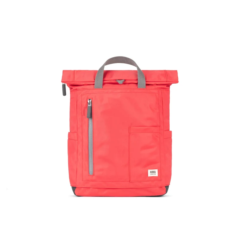 ROKA Camden P Medium Gerecyclede Nylon Tas - Klaproos