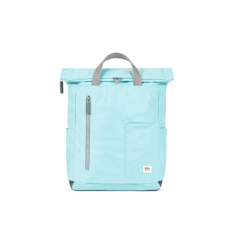 ROKA Camden P Medium Gerecyclede Nylon Tas - Aquatic Awe