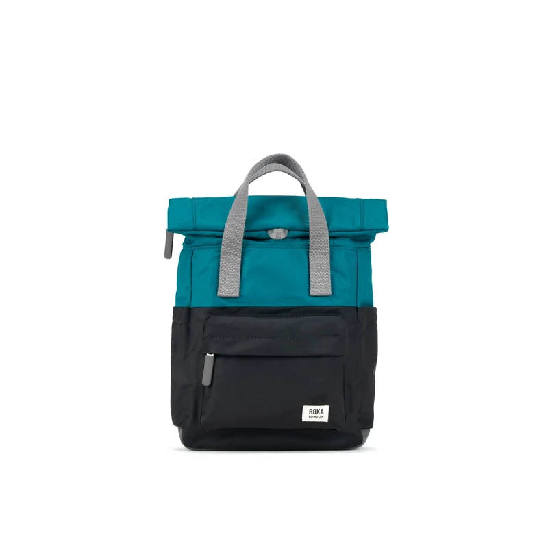 ROKA Creatieve verspilling Canfield B Marine/Zwart Kleine Tas van Gerecycled Nylon