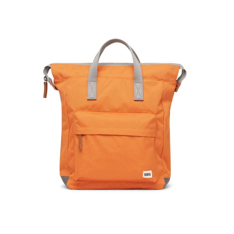 ROKA Bantry B Atomic Orange Medium Gerecyclede Canvas Tas