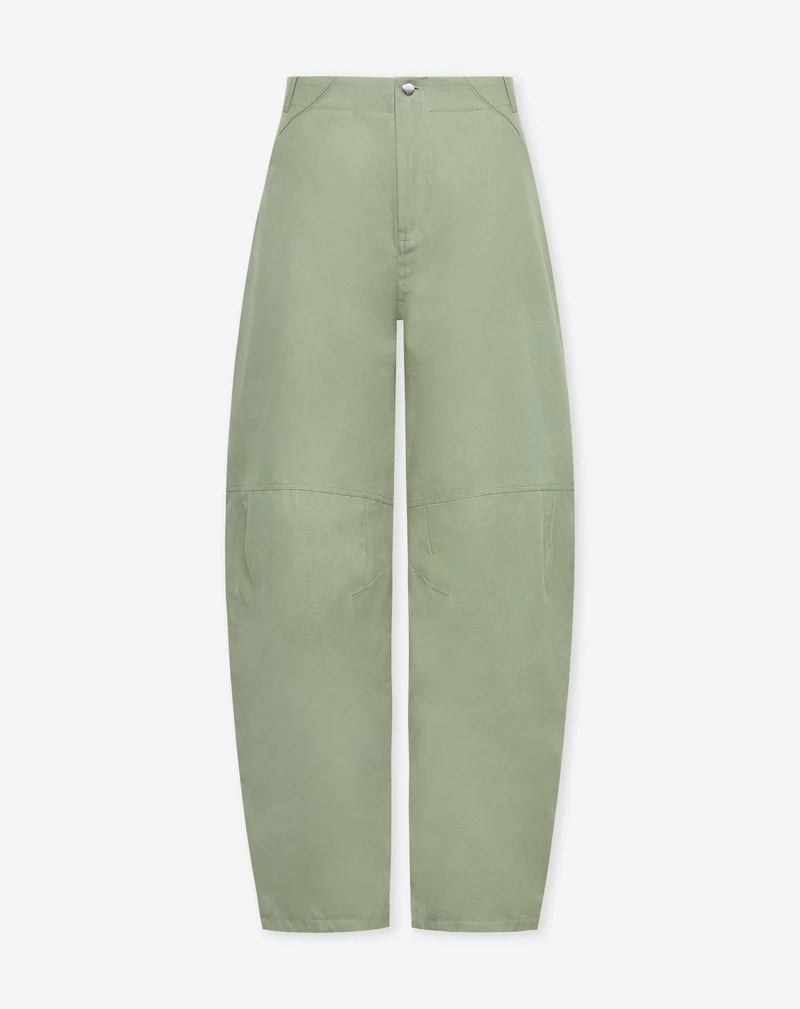 BARREL LEG PANTS PETITE SALIEGROEN
