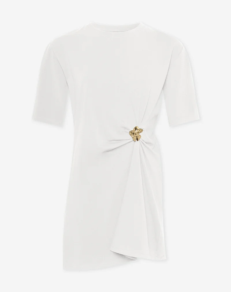 BROCHE TEE DRESS CRÈME