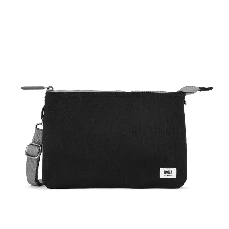 ROKA Carnaby Crossbodytas Ash XL van gerecycled canvas