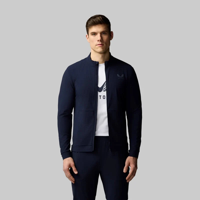 Castore Heren Tech Training Jacket | Marineblauw tin