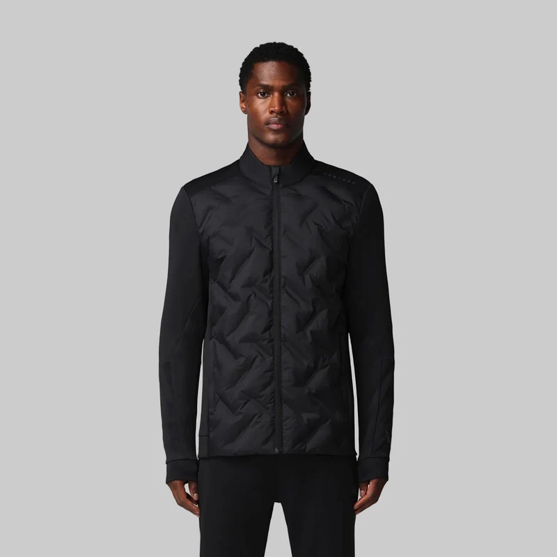 Castore Hybride jas voor heren | Zwart/Gunmetal